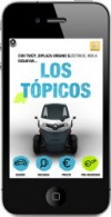 El Renault Twizy será el protagonista de la primera campaña iAd de Apple España