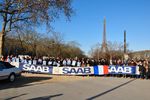 Concentración de Saab en madrid