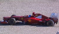 Alonso se queda en la arena
