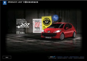 207 Your Space, el espacio de música Peugeot