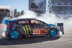 Ken Block y Vaughn Gittin Jr. preparados para la Final del Gymkhana Grid en Madrid