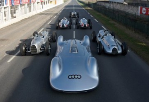 Audi celebra el 75 aniversario de sus «Flechas de Plata» en el museum mobile
