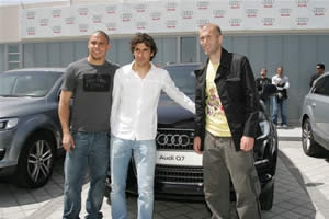 Audi entrega su nuevo Q7 a la plantilla del Real Madrid C.F.