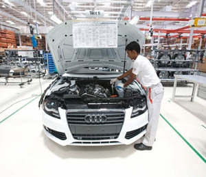 Audi inicia la producción del A4 en la India