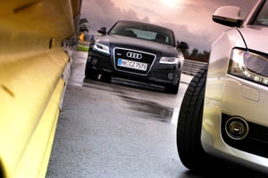Audi y Dunlop conducirán juntos en la escuela de conducción