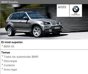 BMW en el móvil