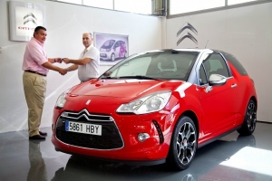 El DS3 del concurso de Citroën se va a Vigo