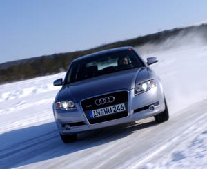 Comienzan los cursos de Conducción y Seguridad de Audi sobre nieve