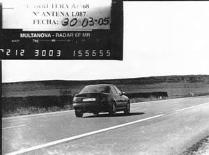 Conducía a una velocidad de 212 km/h y sin carnet
