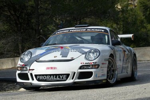 Cto España Rallyes. Fuster impone el potente Porsche en los tramos de Villa Joyosa
