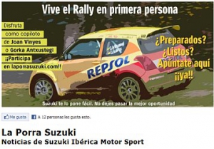 Cto España Rallyes: Nace la Porra Suzuki