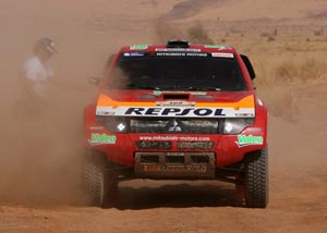 Dakar 2007: los Mitsubishi se muestran conservadores
