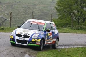 Copa Suzuki Swift, Adrián Díez primer líder en el Rallye de Cantabria
