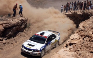 Doblete de Lemes y Pons y sus Mitsubishi Lancer en Lanzarote