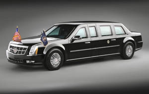 El coche de Barack Obama equipa neumáticos Goodyear