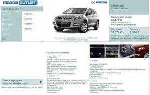 El CX-7 ya se encuentra en mazdaoutlet.com