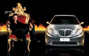 El diseñador Stefano Gabbana será la imagen del nuevo Lancia Ypsilon.