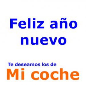 El Equipo de micoche.com os desea un feliz año nuevo