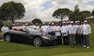 El equipo de Sergi Arola, ganador del II Torneo solidario Chefs&Golf Copa Maserati