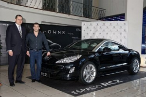 El Gimnasta Jesús Carballo, al volante del RCZ