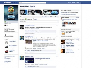 El Nissan Leaf ya tiene Facebook