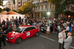 El nuevo Audi A1 desfila en la noche de la moda