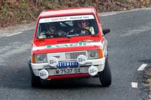 El Panda de Sainz reformado por la propia Seat participó con éxito en el III Rallye de Espala de Históricos