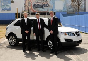 El Primer Saab 9-4X Sale de Línea de Producción