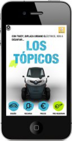 El Renault Twizy será el protagonista de la primera campaña iAd de Apple España