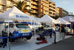 El Subaru Rally Team Spain con tres Impreza Prodrive en la primera prueba de la temporada