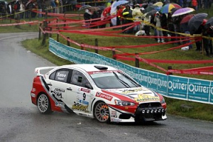Evo Cup: Senra y su Mitsubishi Lancer Evo dominan en Santander