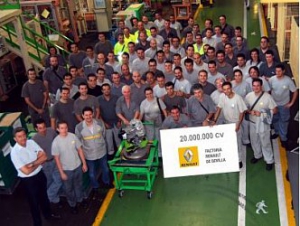 Factoría de Sevilla: 20 millones de cajas de velocidades.
