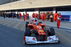 F1 2012, Alonso estrena el nuevo monoplaza en Jerez