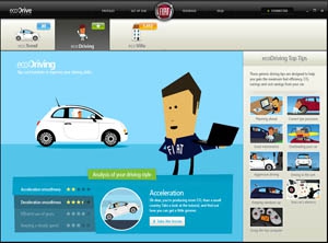 Fiat presenta un sistema para ayudar a conducir de un modo más ecológico y económico