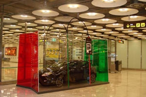 Fiat sorprende en el Aeropuerto de Madrid