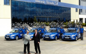 Ford cede una flota de coches a Shimano para sus labores de asistencia