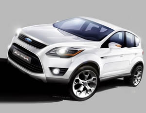 Ford desvela la imagen del nuevo 4x4 compacto denominado Ford Kuga