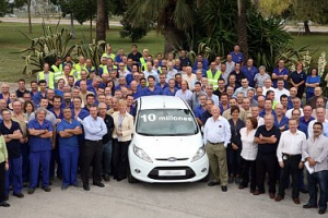 Ford España produce el coche diez millones