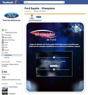Ford te lleva desde Facebook a la Champions League