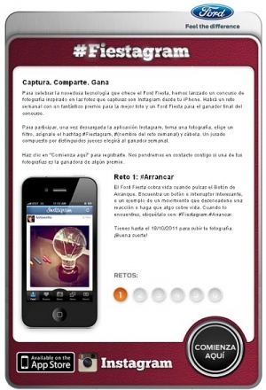 Ford: Fiestagram, concurso fotográfico on-line