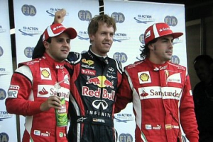 Fórmula 1: Clasificación Parrilla Montreal.- Otra pole más de Vettel, los Ferrari con su mejor clasificación detrás.