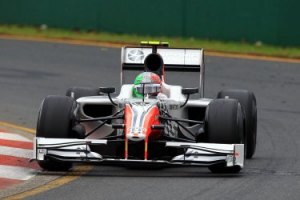 Fórmula 1: El F111 del equipo Hispania RT por fin en pista, como recompensa de un trabajo contra-reloj