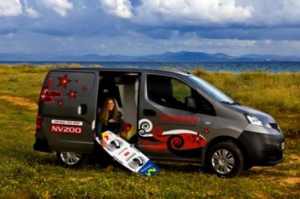 Gisela Pulido y la Nissan NV200, un equipo inseparable
