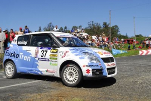 Gorka Antxustegi, segundo Gr.A en el Rallye de Ferrol. Copa Suzuki en Ferrol.