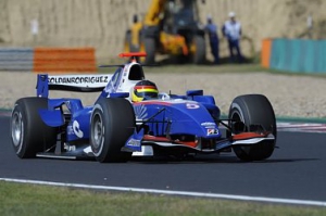 GP2, Hungría: Villa en el pódium, Roldán Rodriguez sin suerte