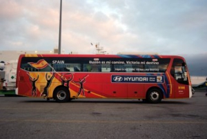 Hyundai adquiere el autobús que condujo a «La Roja hacia el Mundial», en 