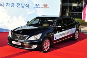 Hyundai coche oficial en la Cumbre de G-20