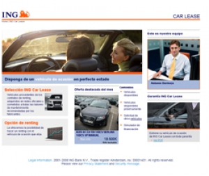 ING Car Lease presenta un portal para la venta de vehículos de ocasión