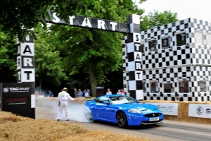 El XK de Jaguar, protagonista en el Festival de coches deportivos.