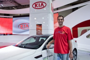 Kia con José Manuel Calderón en la inauguración del Campus Calderón 2011